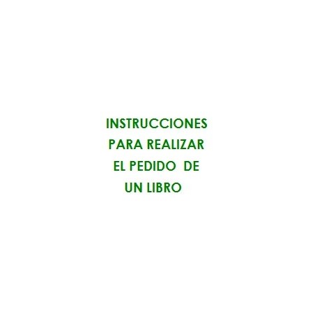 INFORMACIÓN PARA REALIZAR UN PEDIDO DE LIBROS