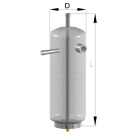 Recipiente de líquido vertical Tecnac DVC-150-A