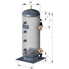 Recipiente de líquido vertical Tecnac RV-30