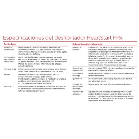 DESFIBRILADOR HEARTSTART FRX PHILIPS