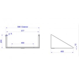 ESTANTERÍA MURAL EDENOX