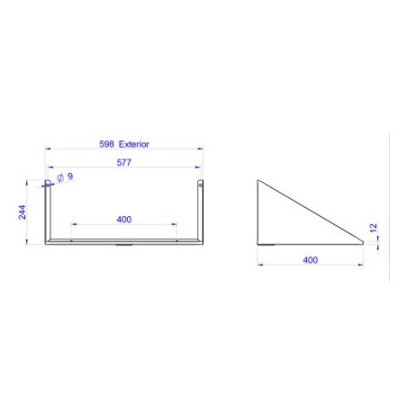 ESTANTERÍA MURAL EDENOX
