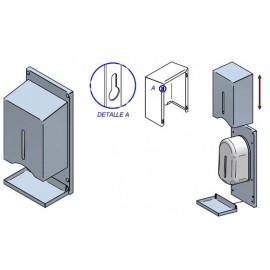DISPENSADOR MURAL DE GEL EDENOX DGA-I