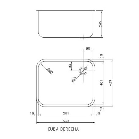 FREGADERO INDUSTRIAL EDENOX FI-186/21-I