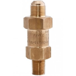 VÁLVULA DE SEGURIDAD FAVRE  1/4″ NPT x 3/8″